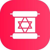 Scroll torah Creative Icon Design vector