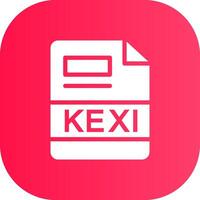 KEXI Creative Icon Design vector