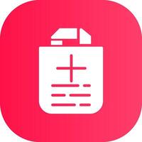Medical Bag Creative Icon Design vector