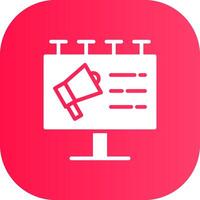 Ad Creative Icon Design vector