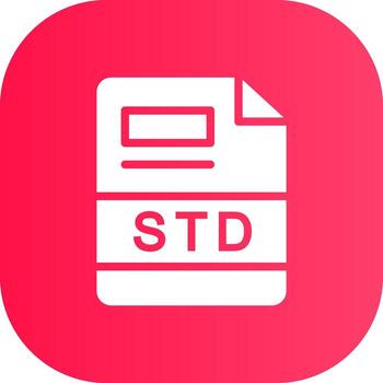 STD Creative Icon Design vector