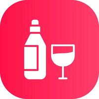 diseño de icono creativo de vino vector