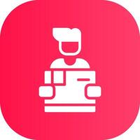 Delivery Creative Icon Design vector