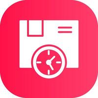 Delivery Time Creative Icon Design vector