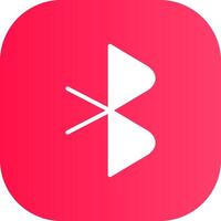 Bluetooth Creative Icon Design vector