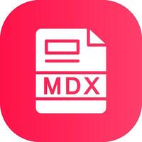 MDX Creative Icon Design vector