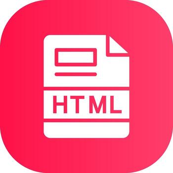 HTML Creative Icon Design vector