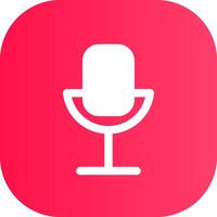 Microphone Creative Icon Design vector