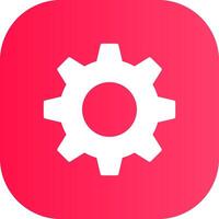 Cog Creative Icon Design vector