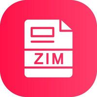 ZIM Creative Icon Design vector