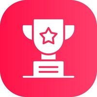 Trophy Creative Icon Design vector