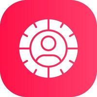 Target Audience Creative Icon Design vector