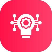 Technology Disruption Creative Icon Design vector