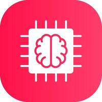 Super Brain Creative Icon Design vector