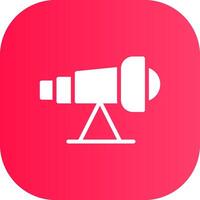 Telescope Creative Icon Design vector