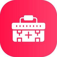 First Aid Kit Creative Icon Design vector