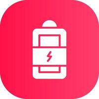 Charging Battery Creative Icon Design vector