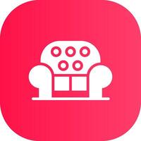 Sofa Creative Icon Design vector