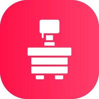Side Table Creative Icon Design vector