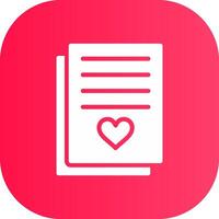 Love Letter Creative Icon Design vector