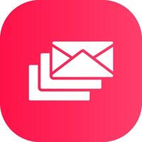 diseño de icono creativo de correo vector