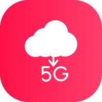 5G Download Creative Icon Design vector