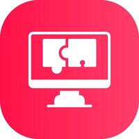 Puzzle Creative Icon Design vector