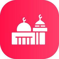 Mosque Creative Icon Design vector