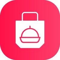 Food Delivery Creative Icon Design vector