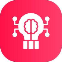 Deep Learning Creative Icon Design vector