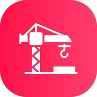 Crane Creative Icon Design vector