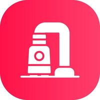 Vacuum Cleaner Creative Icon Design vector