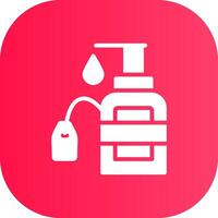 Hand Washer Creative Icon Design vector