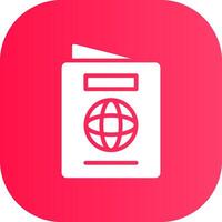 Passport Creative Icon Design vector