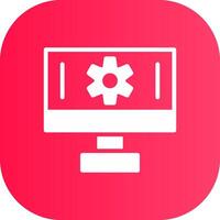 Setting Creative Icon Design vector