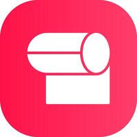 Tissue Roll Creative Icon Design vector