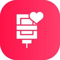 Transfusion Creative Icon Design vector