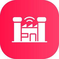 Smart Factory Creative Icon Design vector