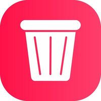 Trash Creative Icon Design vector