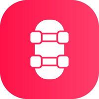Skateboard Creative Icon Design vector