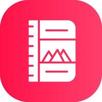 Sketchbook Creative Icon Design vector