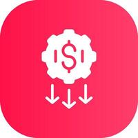Low Startup Cost Creative Icon Design vector