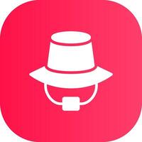 diseño de icono creativo de sombrero vector