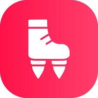 Flying Boots Creative Icon Design vector