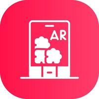 Ar Puzzle Creative Icon Design vector