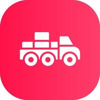 Mover Truck Creative Icon Design vector