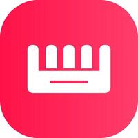 Comb Creative Icon Design vector
