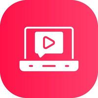 Online Course Creative Icon Design vector