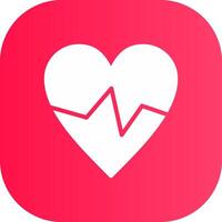 Heart Rate Creative Icon Design vector