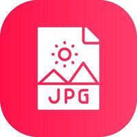 Jpg File Creative Icon Design vector